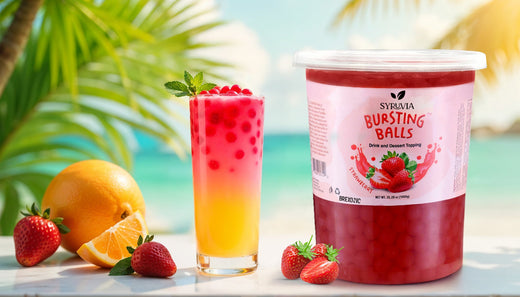 Sip, Bite, Repeat: Irresistible Popping Boba Drinks with Syruvia Bursting Balls