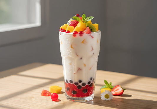 Popping Boba Yogurt Shake