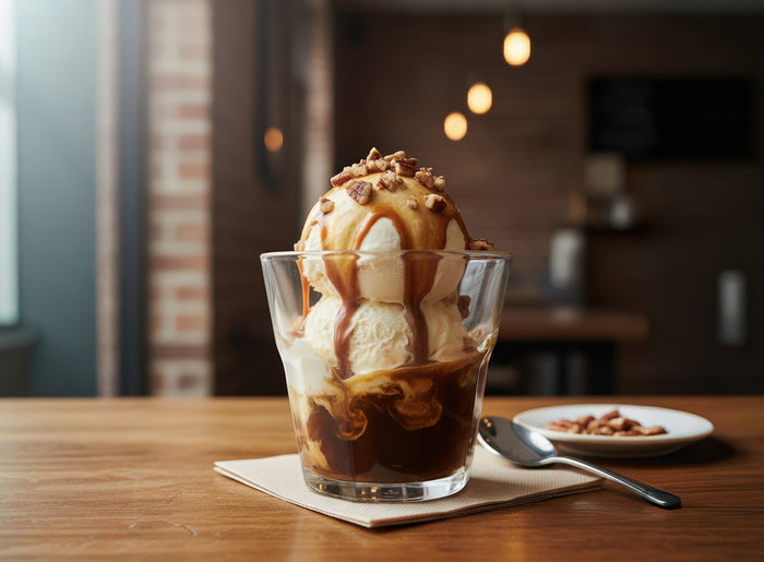 Caramel Pecan Affogato