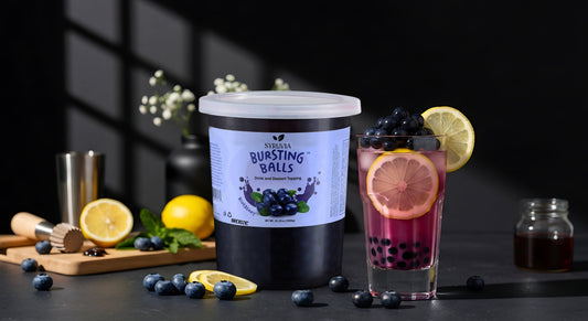 Blueberry Boba Mocktail