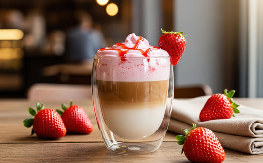 Strawberry Cream Latte