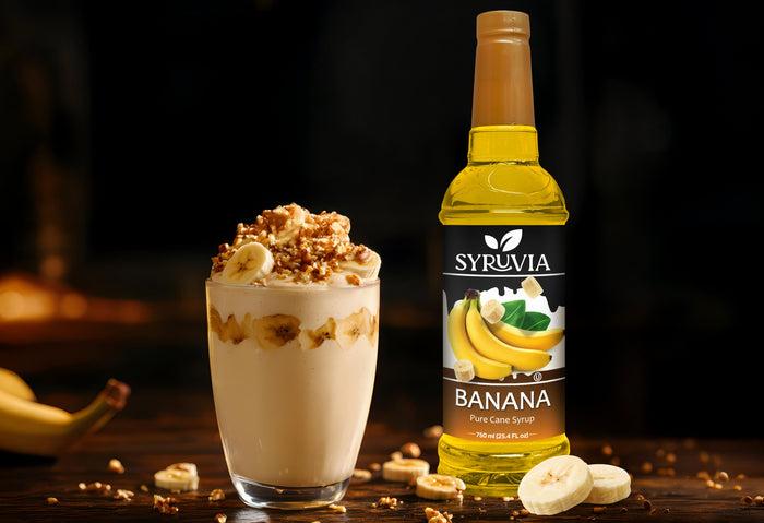 Homemade Bananas Foster Latte