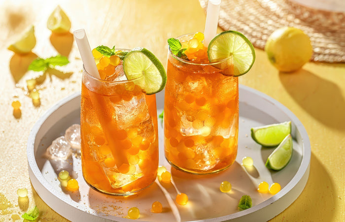 Bursting Fruity Pop Mocktail