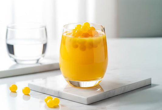 Passion Fruit Boba Tea