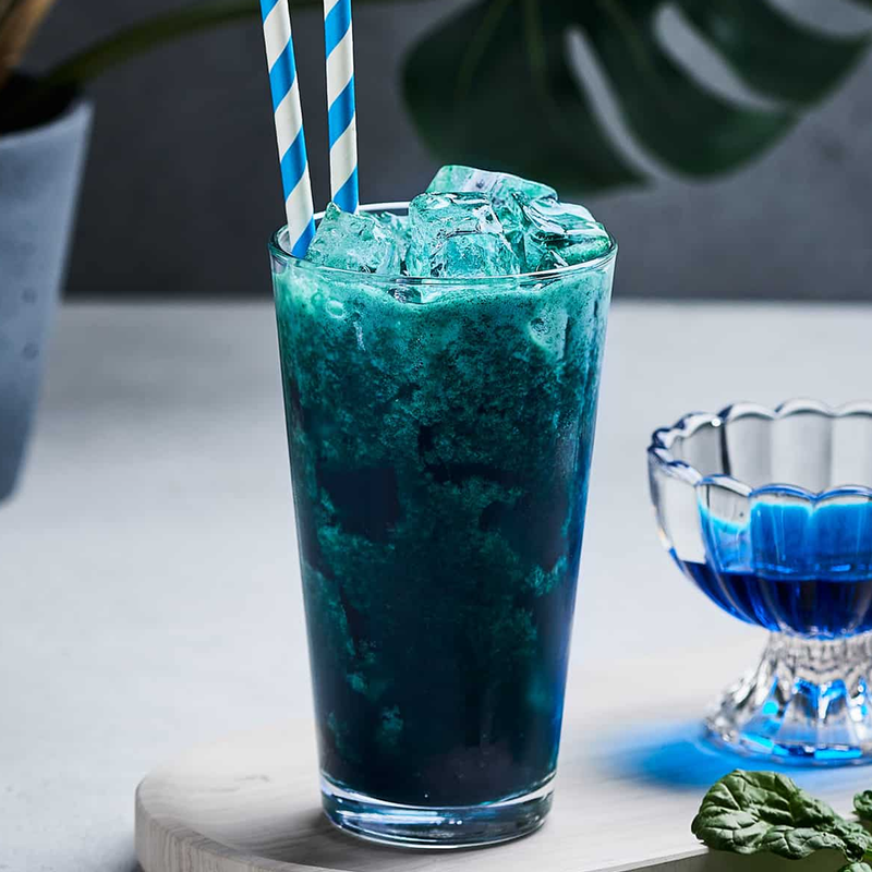Blue Raspberry Mocktail