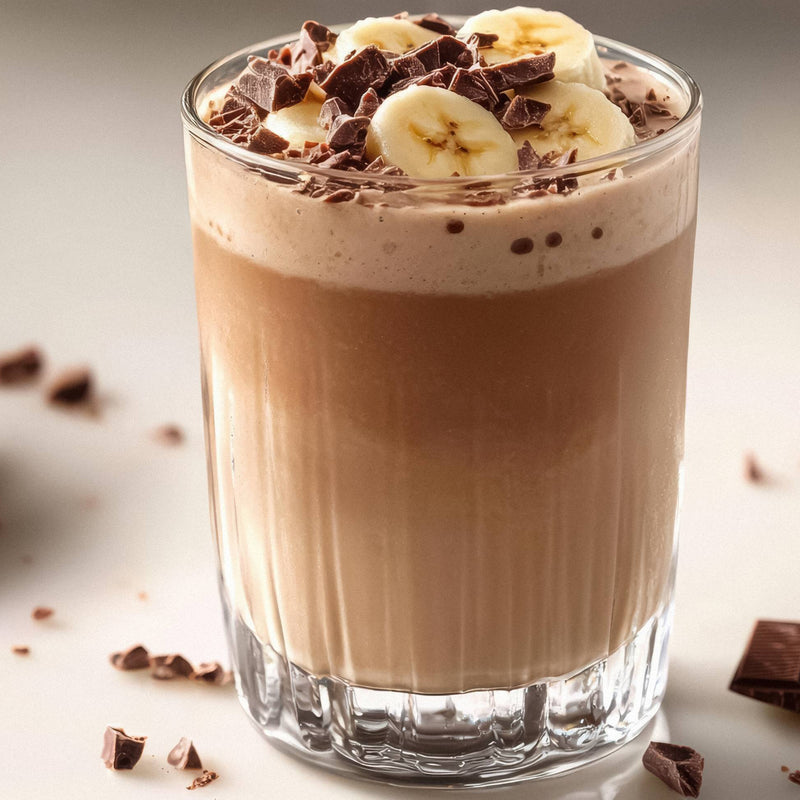 Frozen Banana Iced Coffee Smoothie