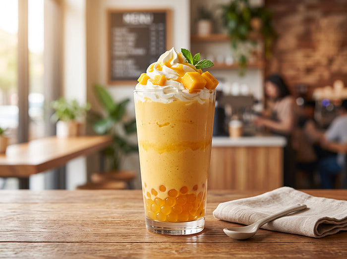 Mango Boba Cream Smoothie