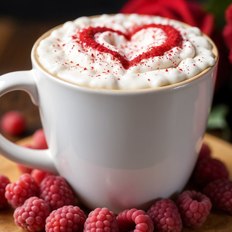 Raspberry Rose Latte