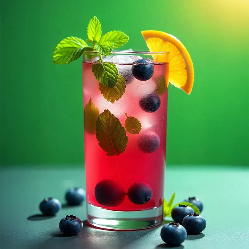 Sugar-Free Blueberry Mojito