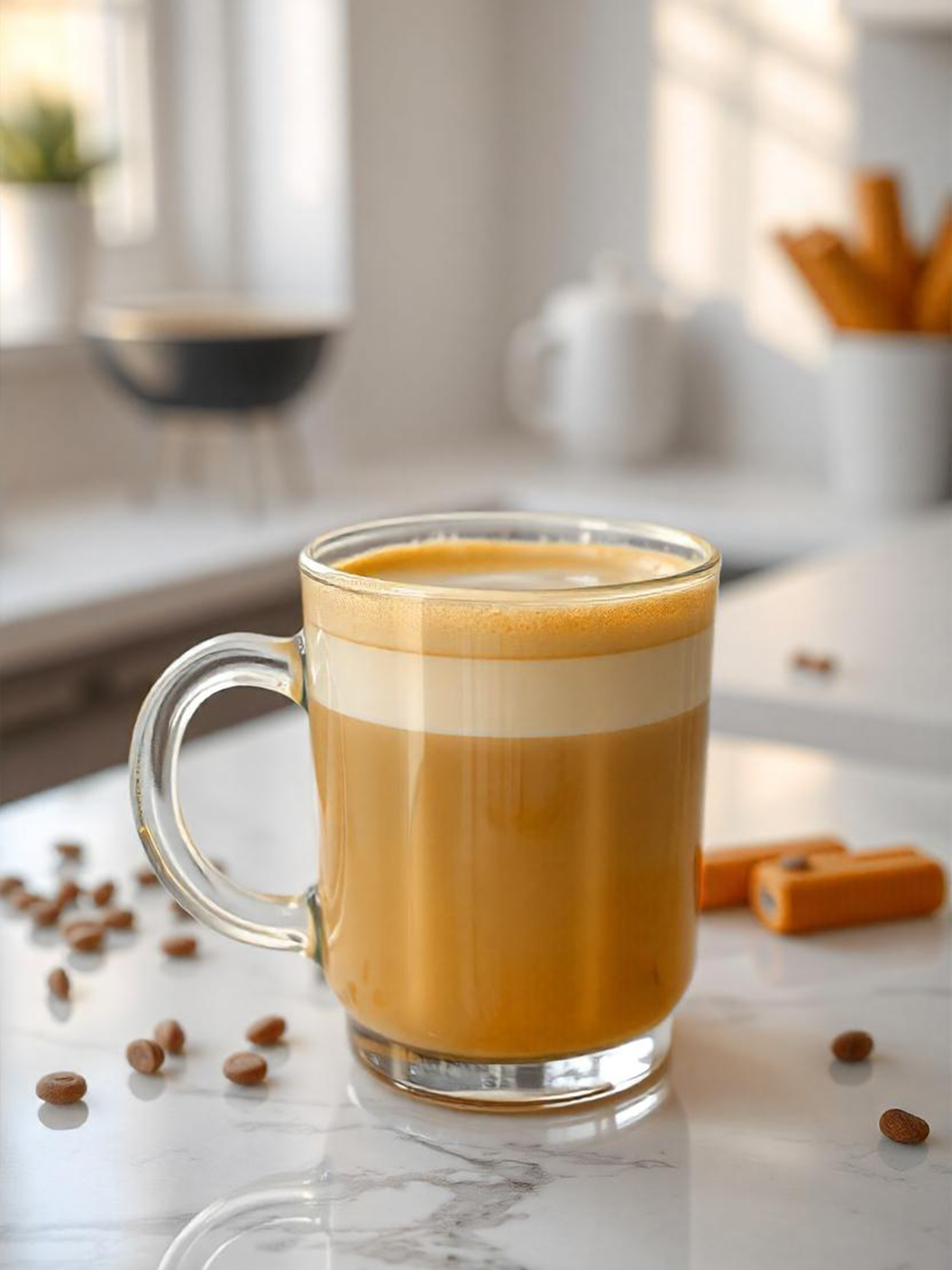 Sugar-Free Butterscotch Latte