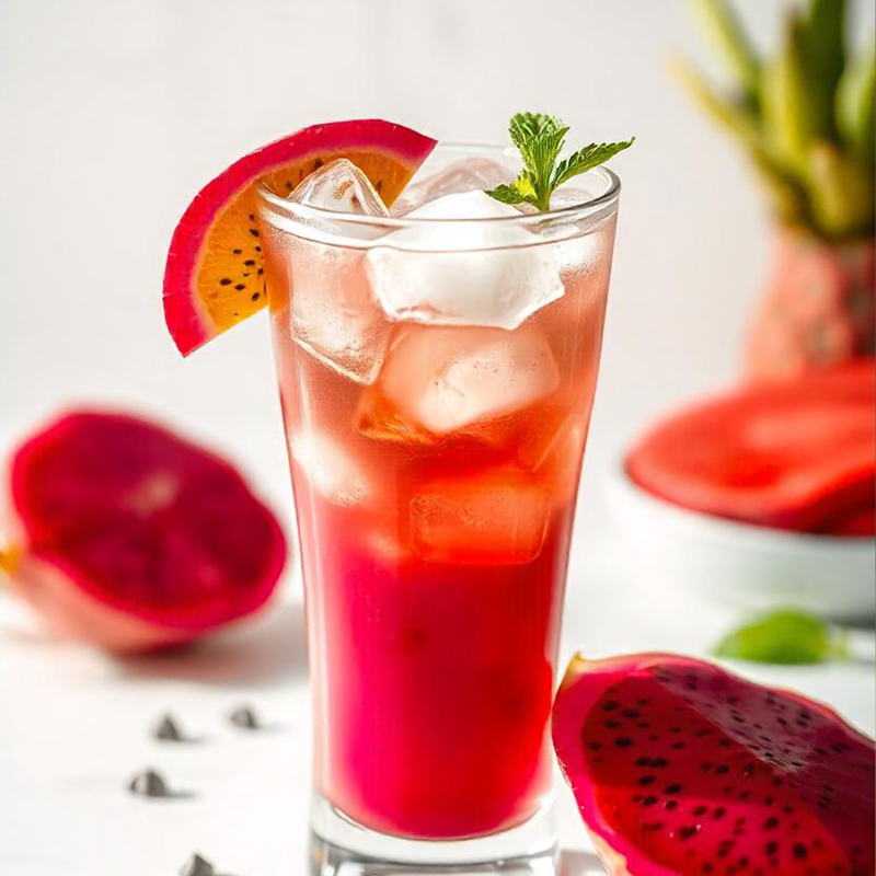 Sugar-Free Dragon Fruit Acai Cocktail