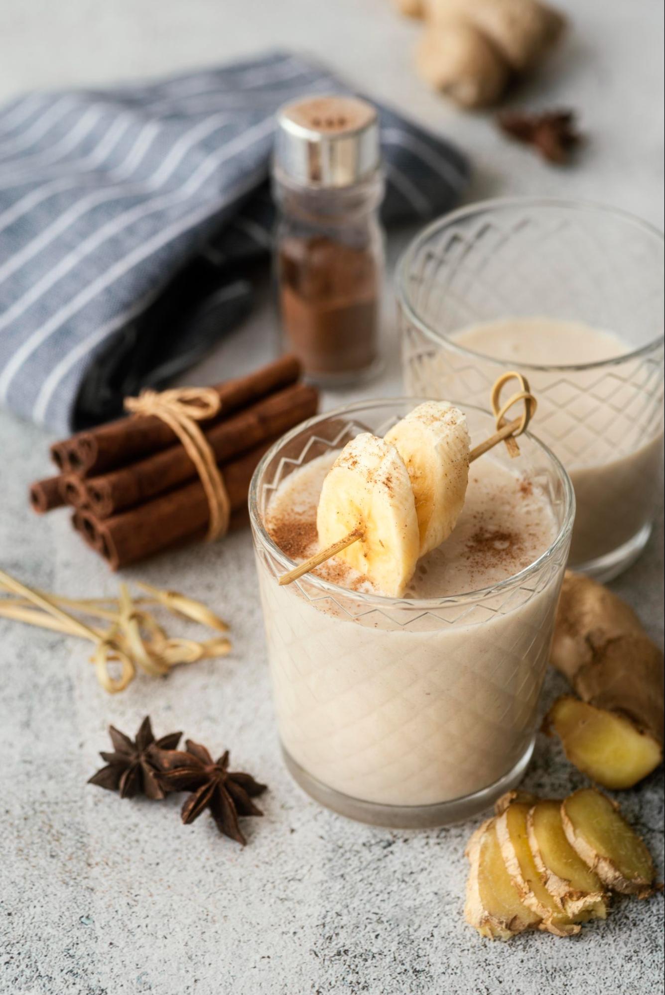 Sugar-Free Gingerbread Latte Smoothie