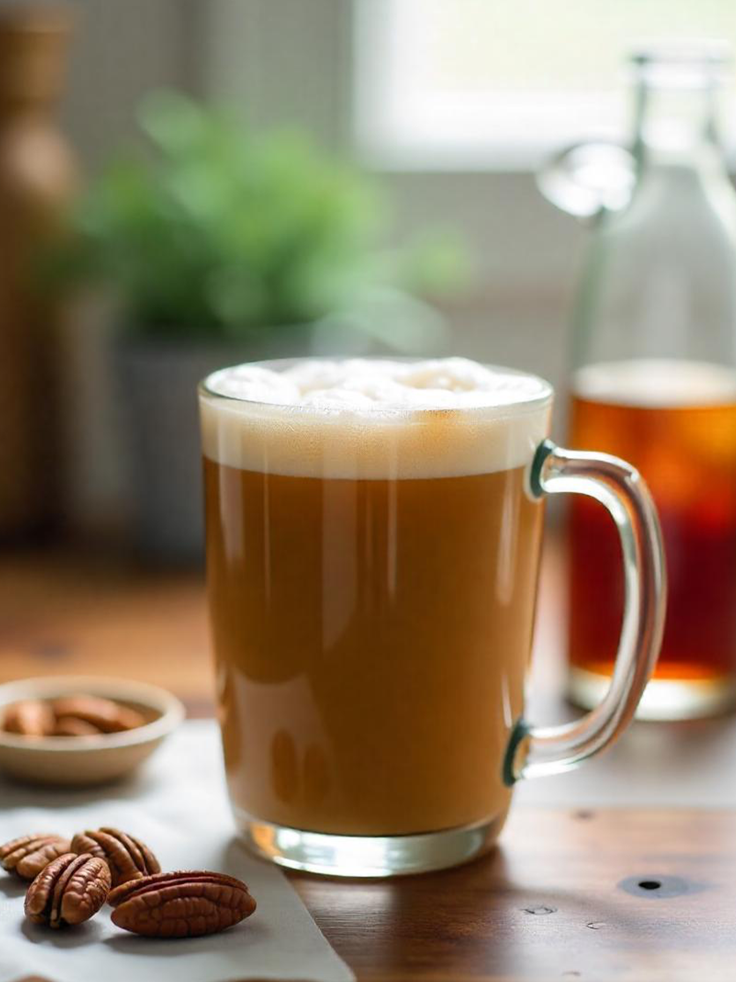 Sugar-Free Maple Bourbon Pecan Cold Brew