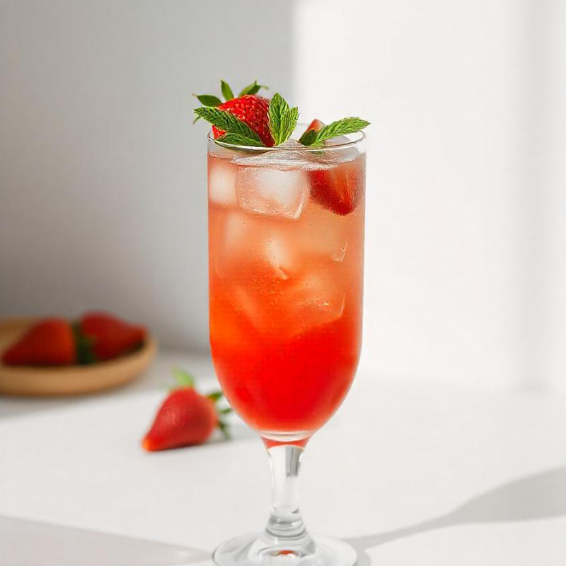 Sugar-Free Strawberry Cocktail