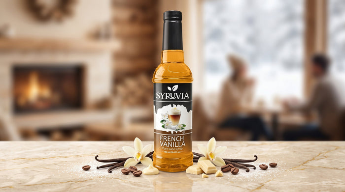 How Does Syruvia French Vanilla Syrup Turn Snowy-Day Coffee Into a Cozy Moment?