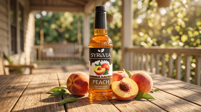 How Can Syruvia Peach Syrup Bring Porch-Swing Vibes to Your Favorite Refreshers?