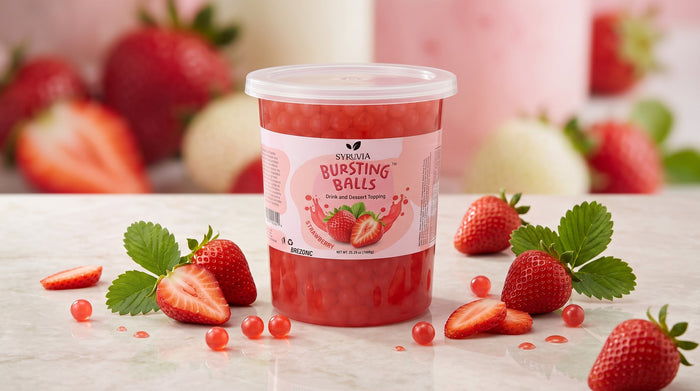 Why Is Syruvia Strawberry Flavored Popping Boba Made for More Than Bubble Tea?