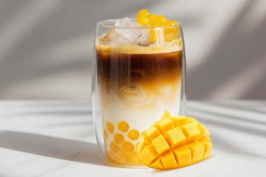 Mango Boba Iced Latte