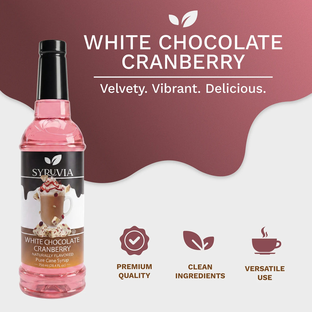 White Chocolate Cranberry Syrup