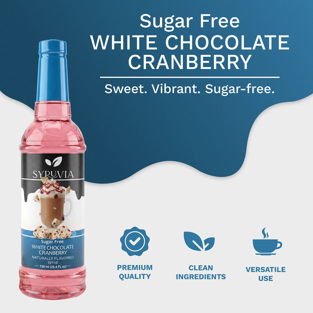 Sugar Free White Chocolate Cranberry Syrup