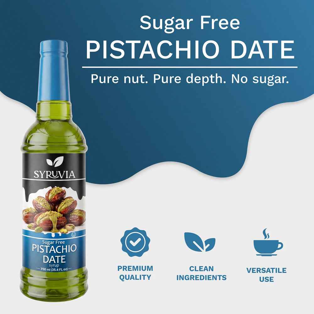 Sugar Free Pistachio Date Syrup