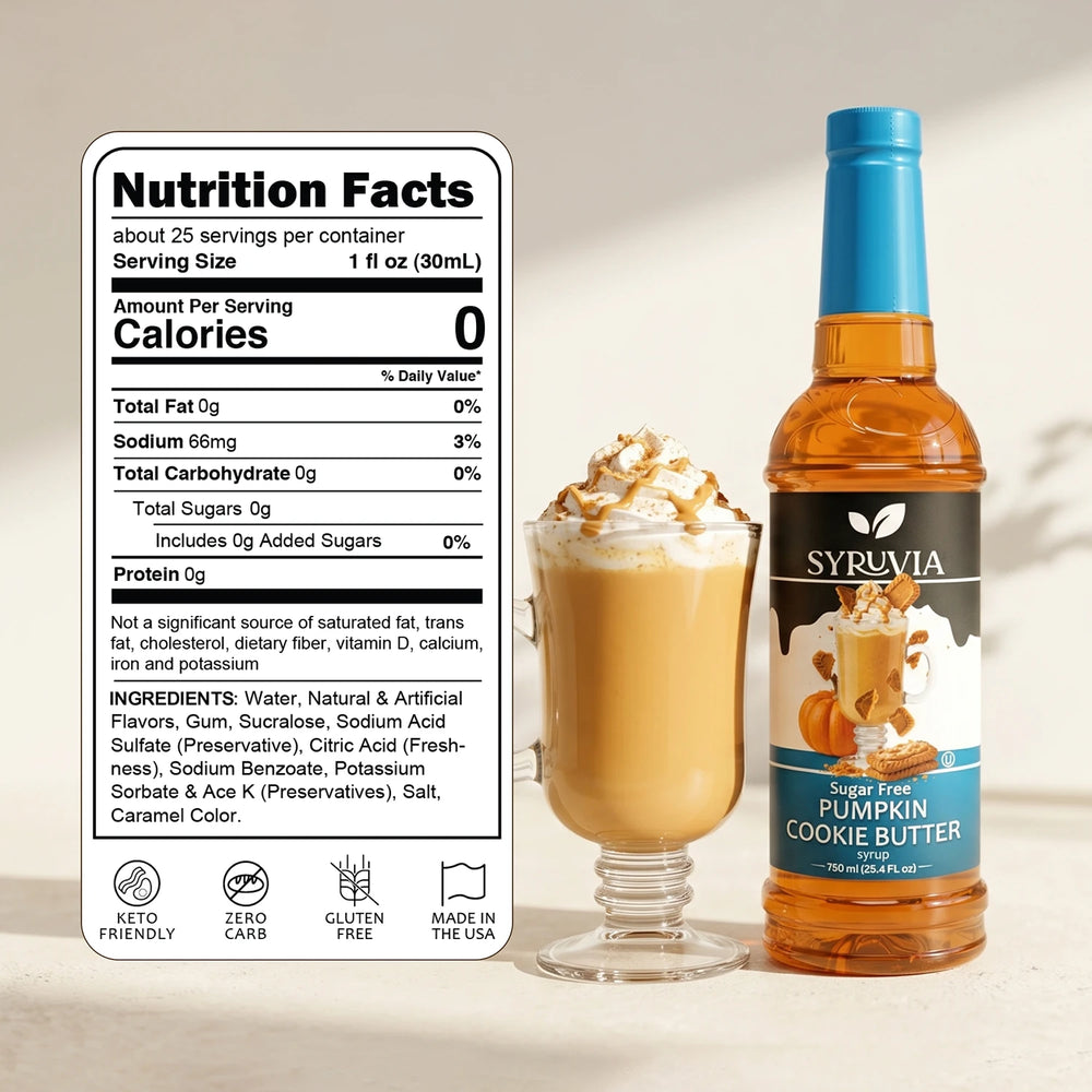 Sugar Free Pumpkin Cookie Butter Syrup