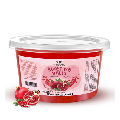 1 LB Pomegranate Flavored Popping Boba