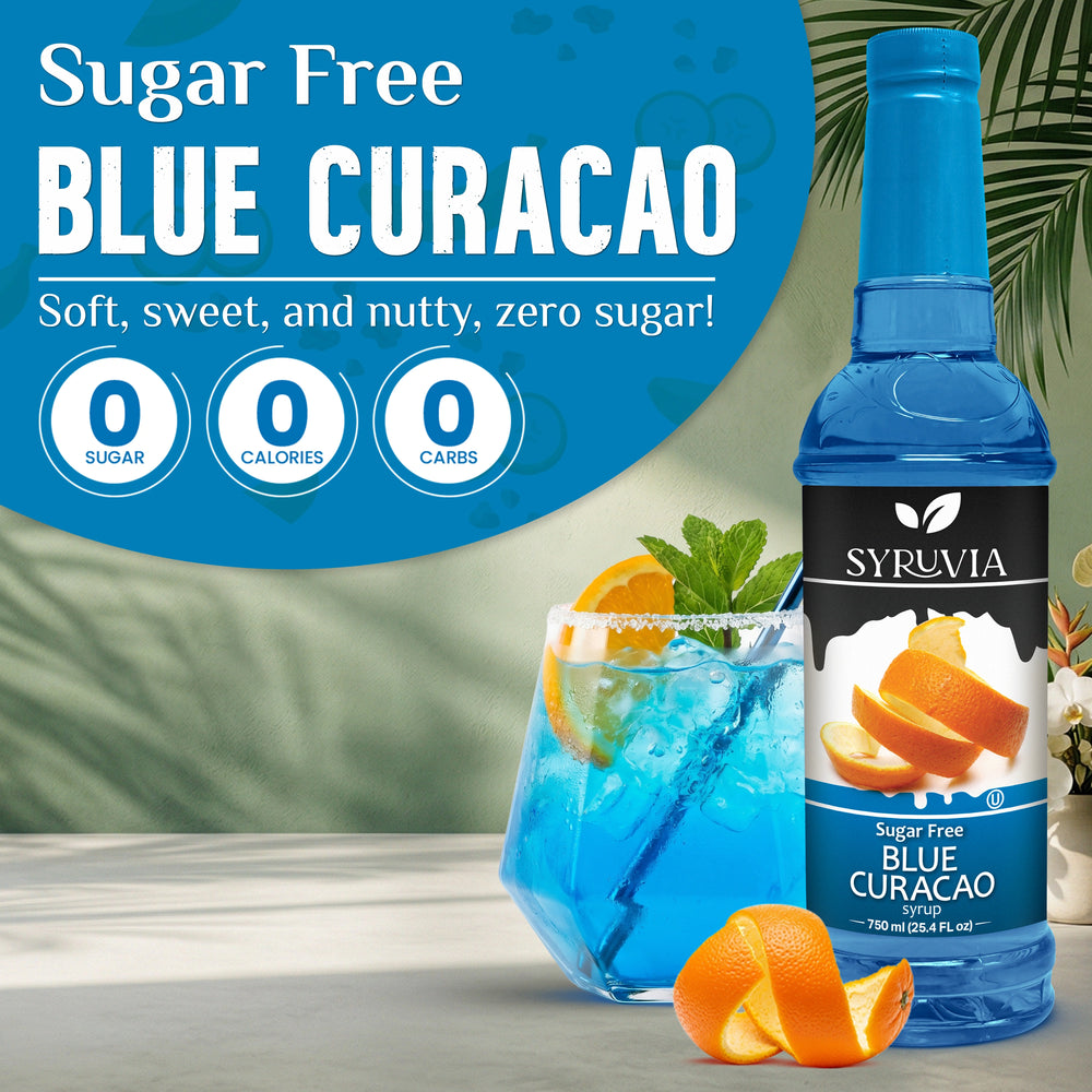 Sugar-Free Blue Curacao Syrup