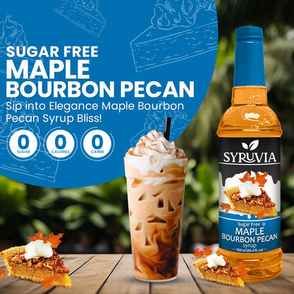 Sugar-Free Maple Bourbon Pecan Syrup