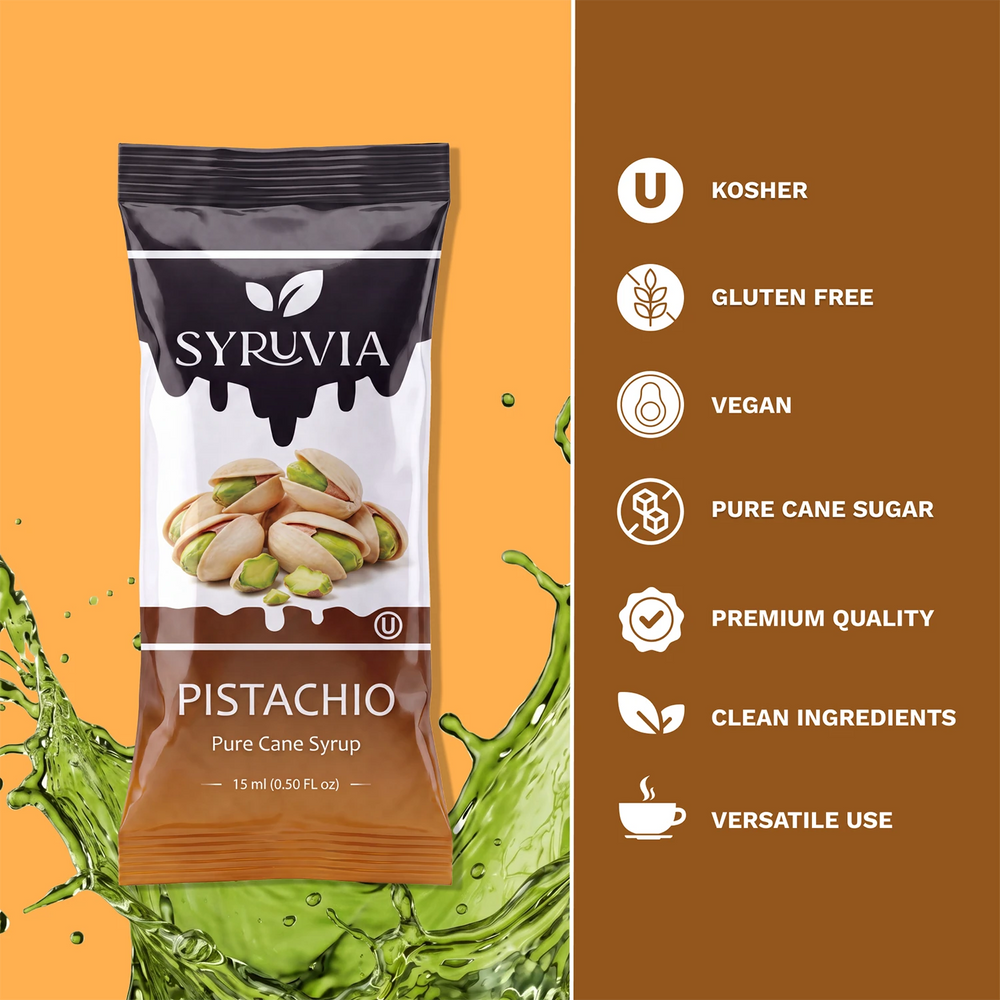 Pistachio Syrup Pouches