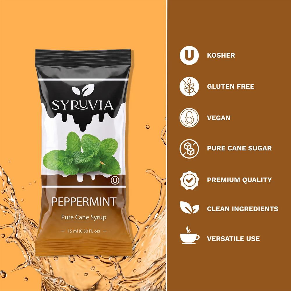 Peppermint Syrup Pouches
