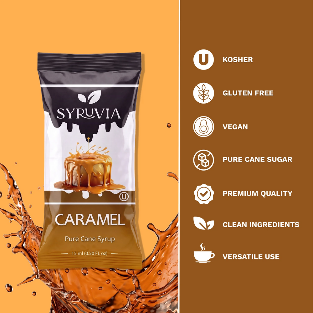 Caramel Syrup Pouches