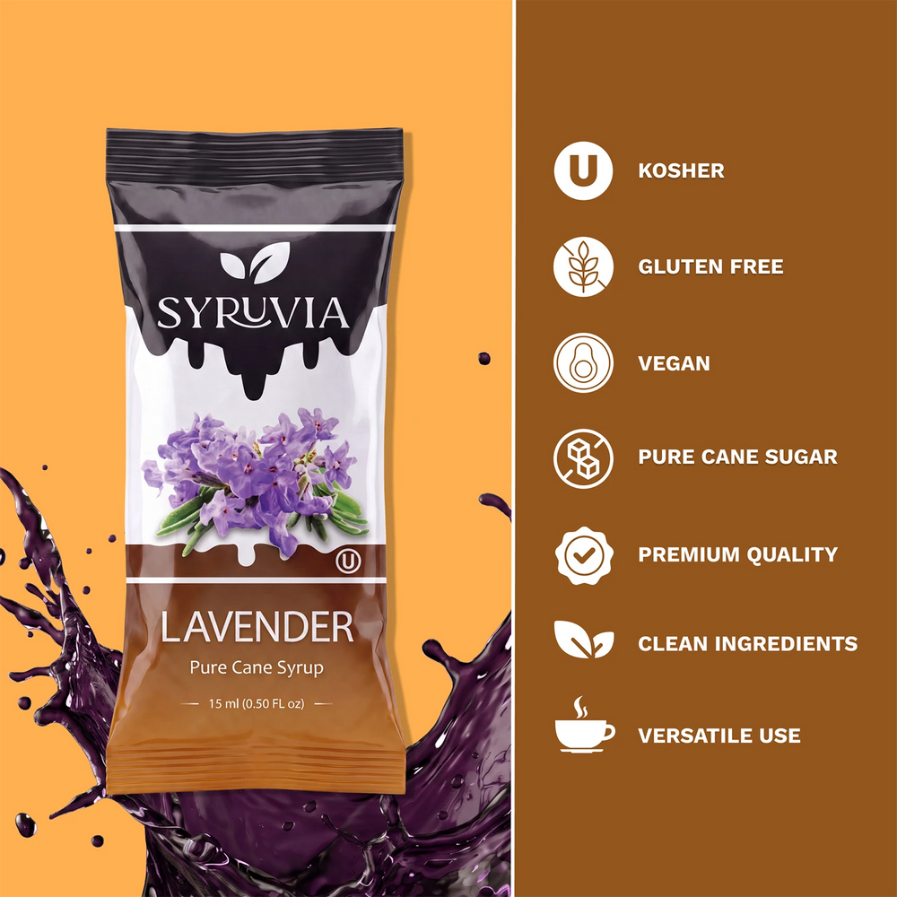 Lavender Syrup Pouches