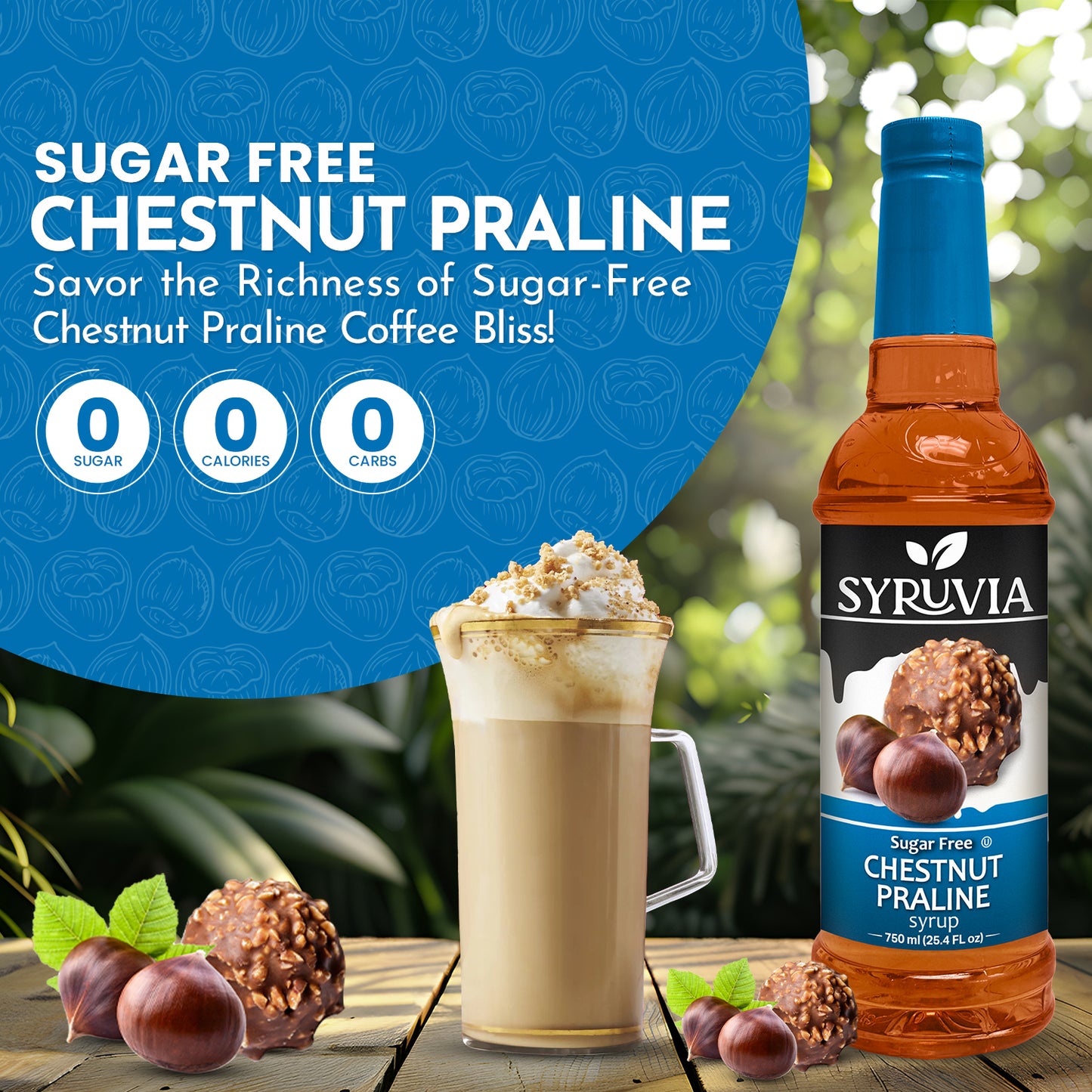 Sugar-Free Chestnut Praline Syrup