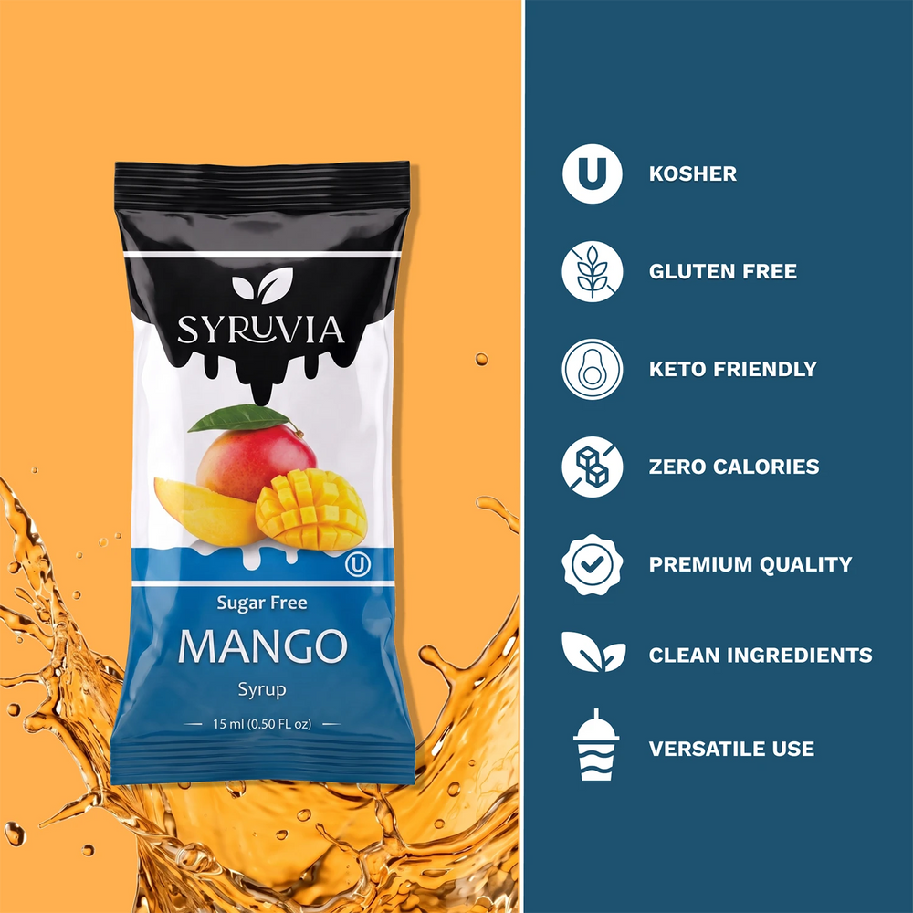 Sugar Free Mango Syrup Pouches
