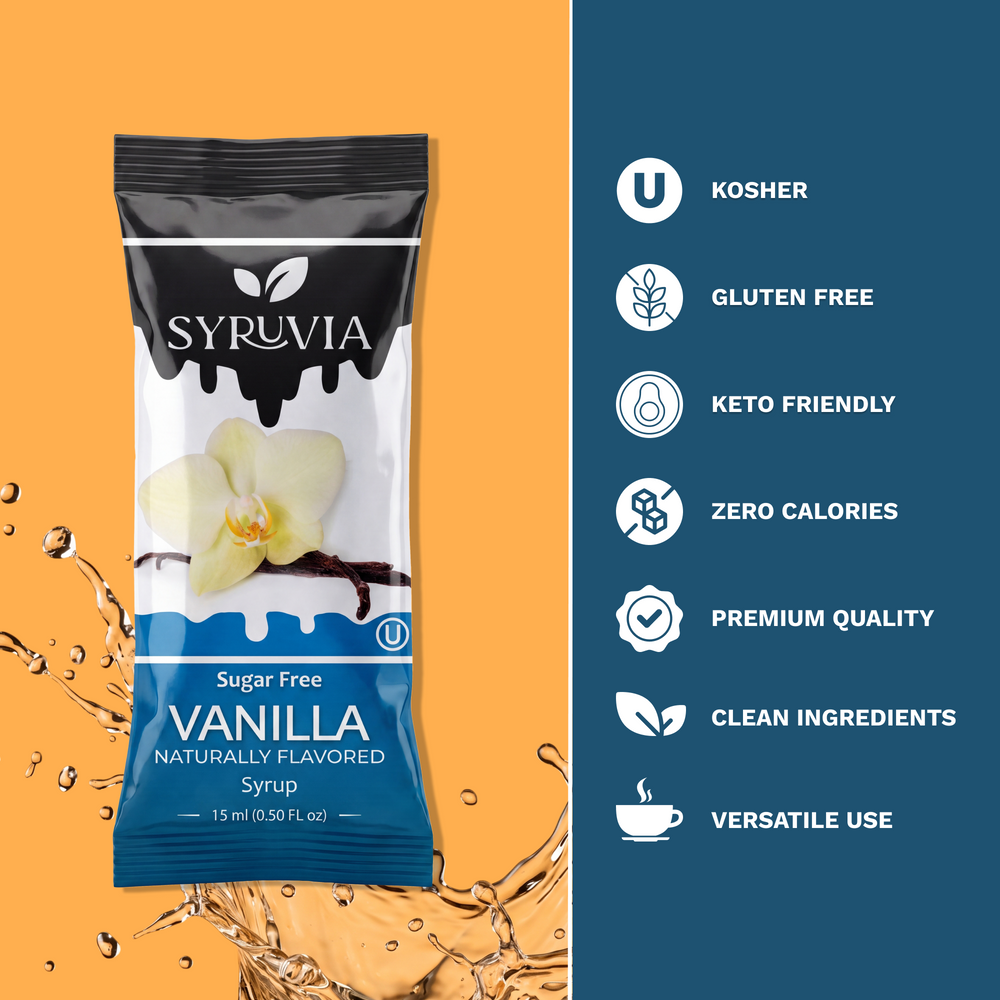 Sugar Free Vanilla Syrup Pouches