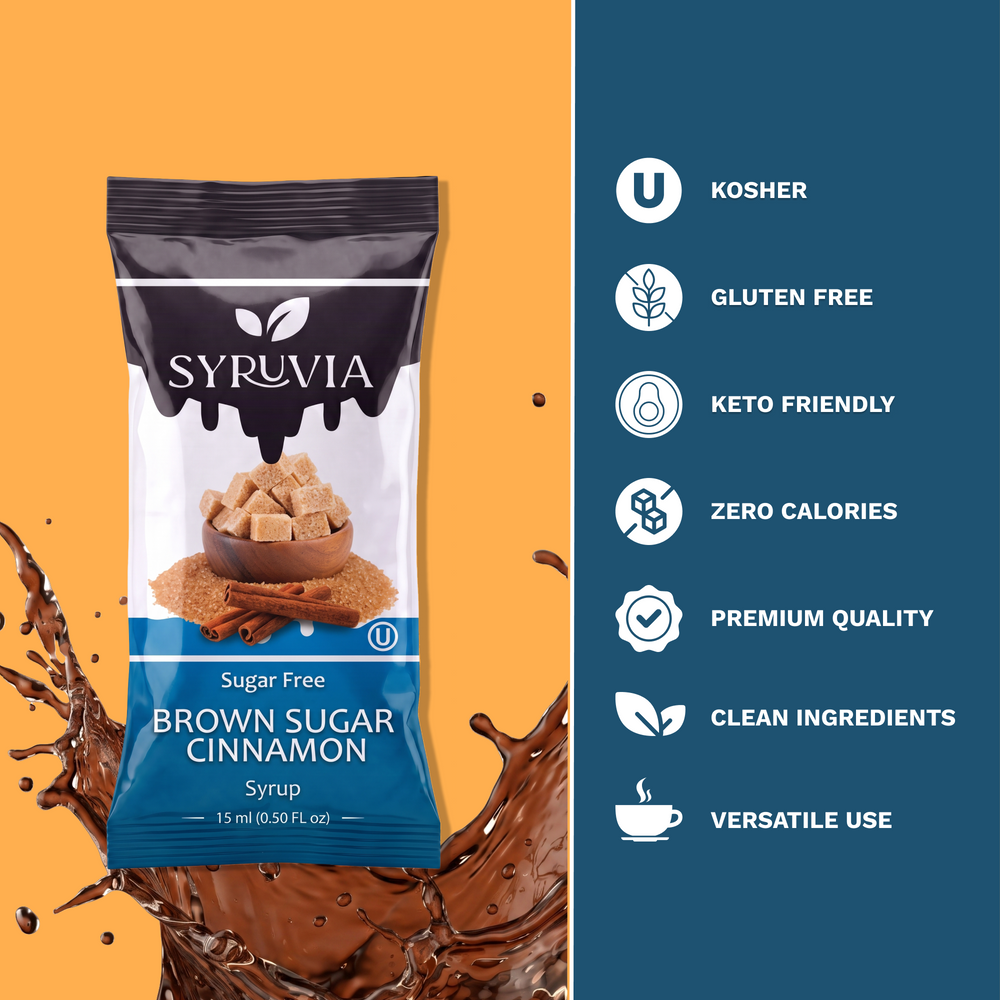 Sugar Free Brown Sugar Cinnamon Syrup Pouches