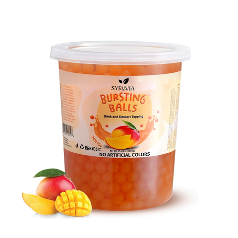 2 LB Mango Flavored Popping Boba