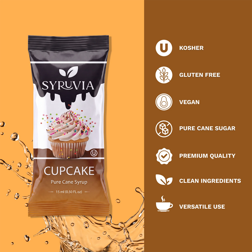 Cupcake Syrup Pouches