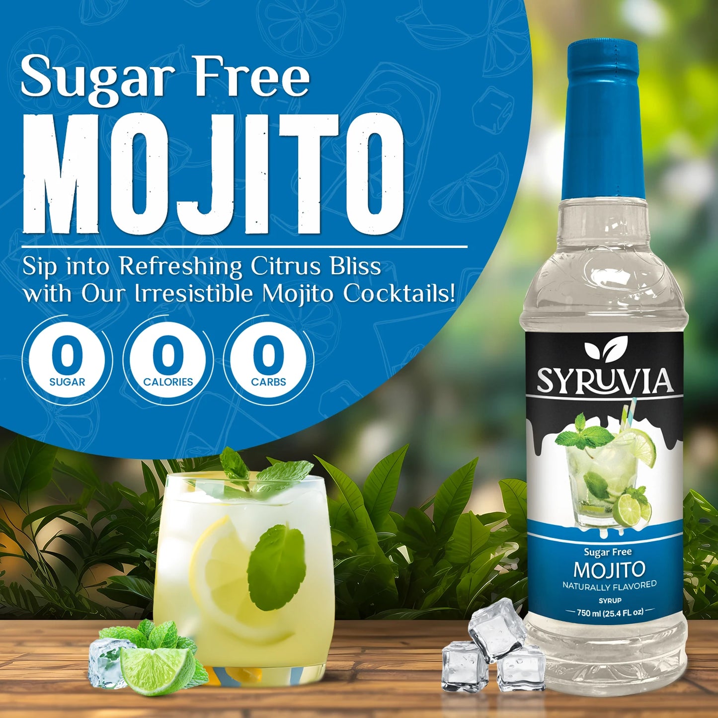Sugar-Free Mojito Syrup