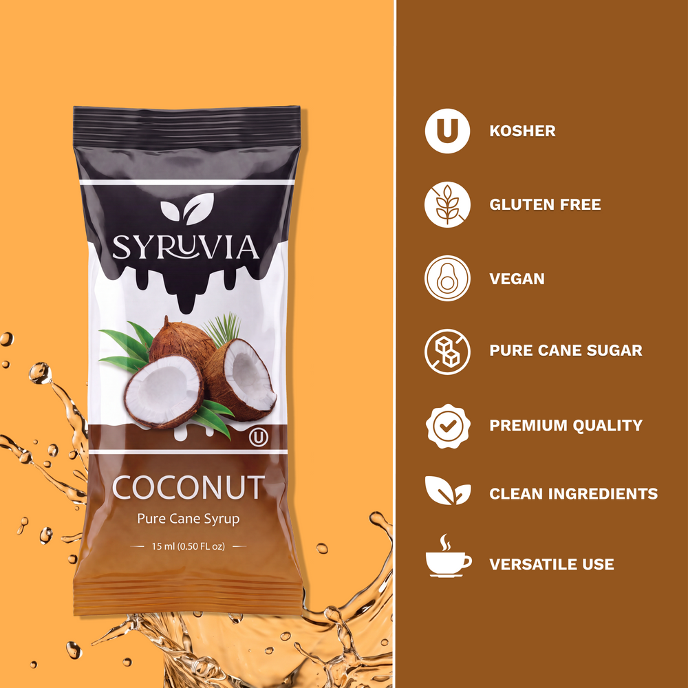 Coconut Syrup Pouches