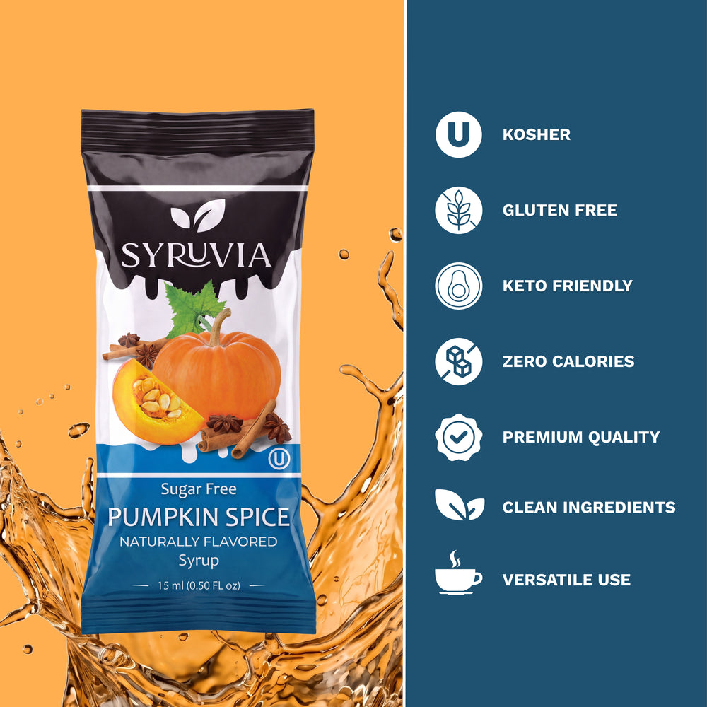 Sugar Free Pumpkin Spice Syrup Pouches
