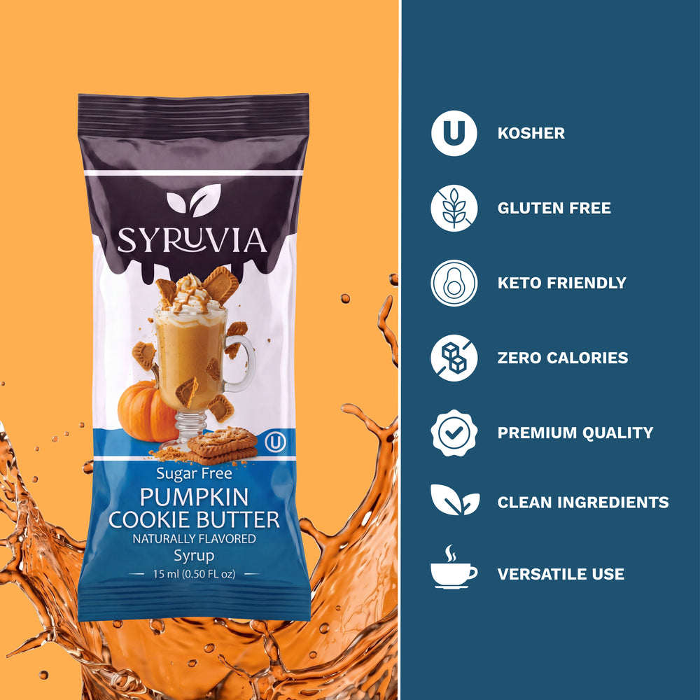 Sugar Free Pumpkin Cookie Butter Syrup Pouches