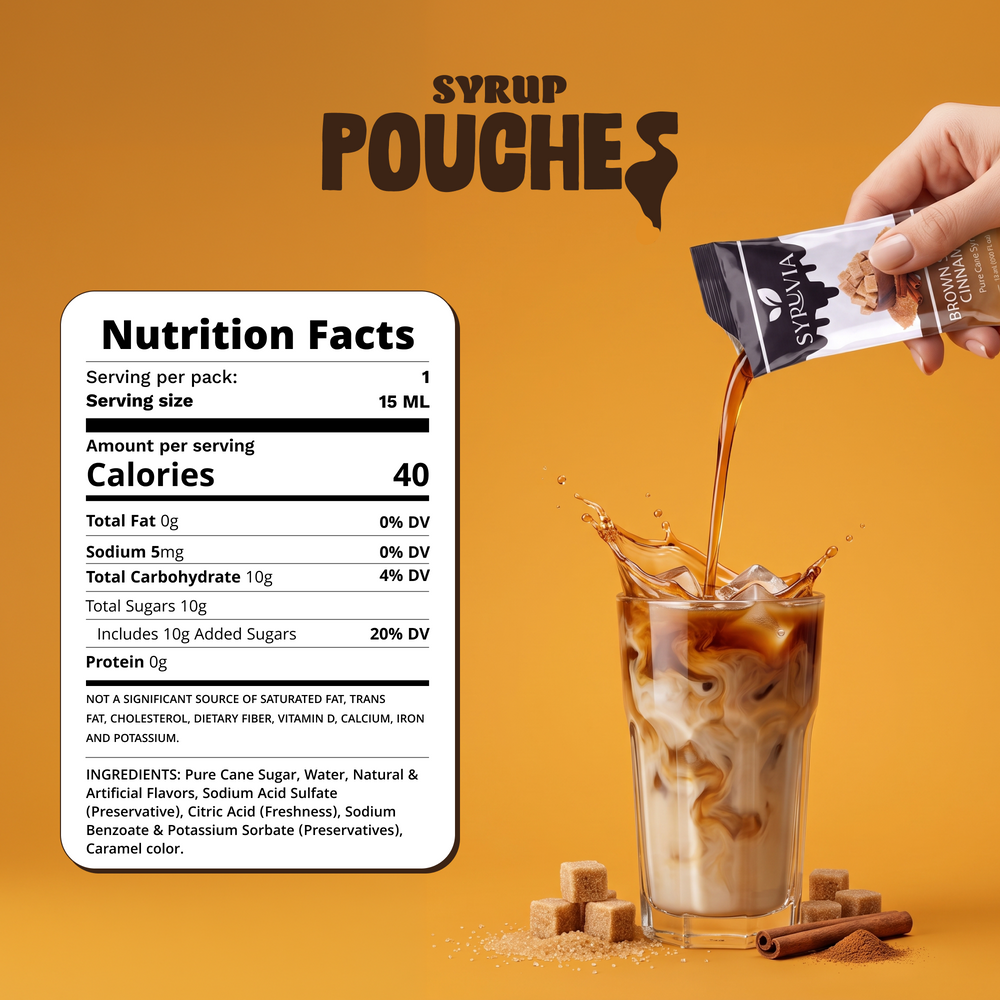 Brown Sugar Cinnamon Syrup Pouches