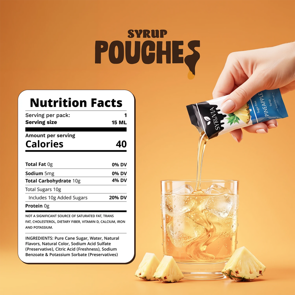 Pineapple Syrup Pouches