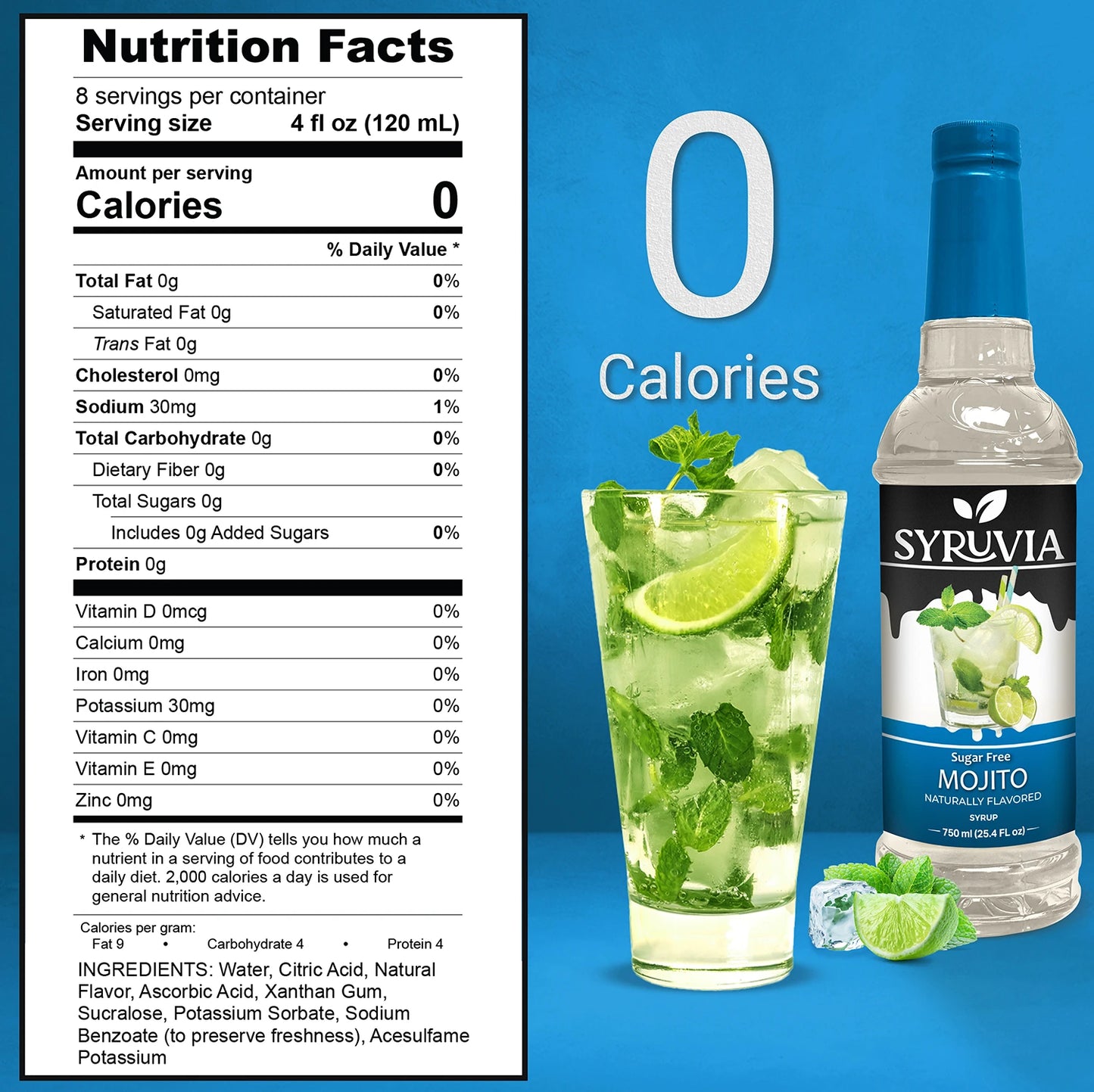 Sugar-Free Mojito Syrup