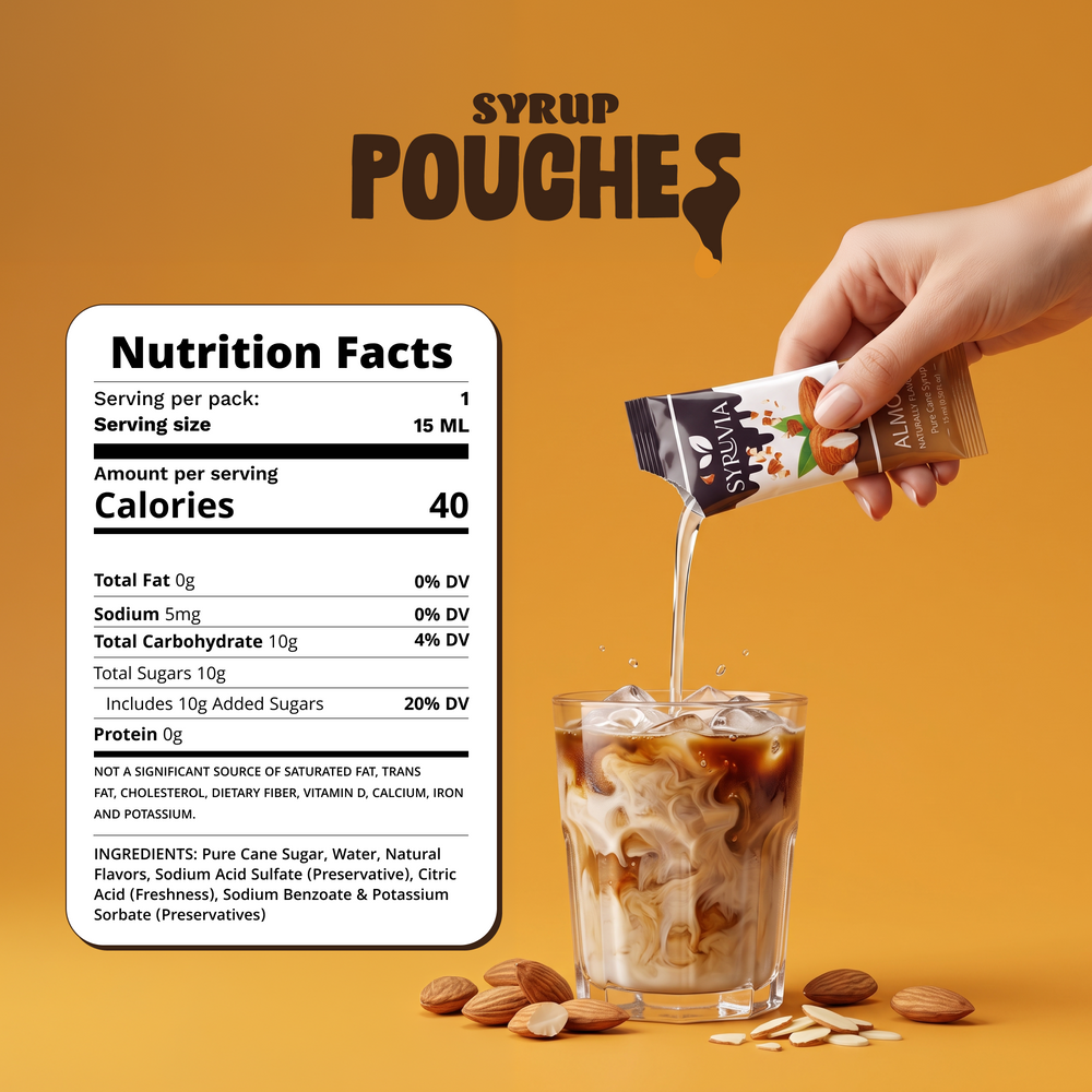 Almond Syrup Pouches