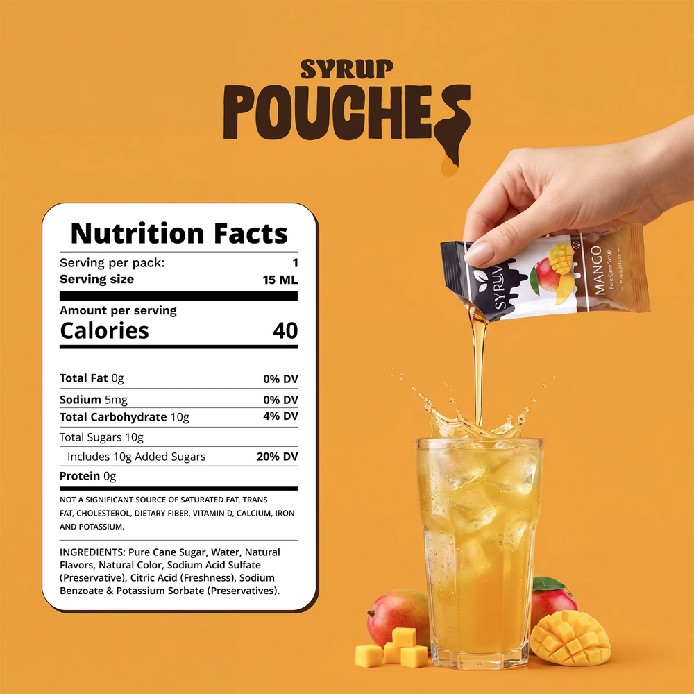 Mango Syrup Pouches