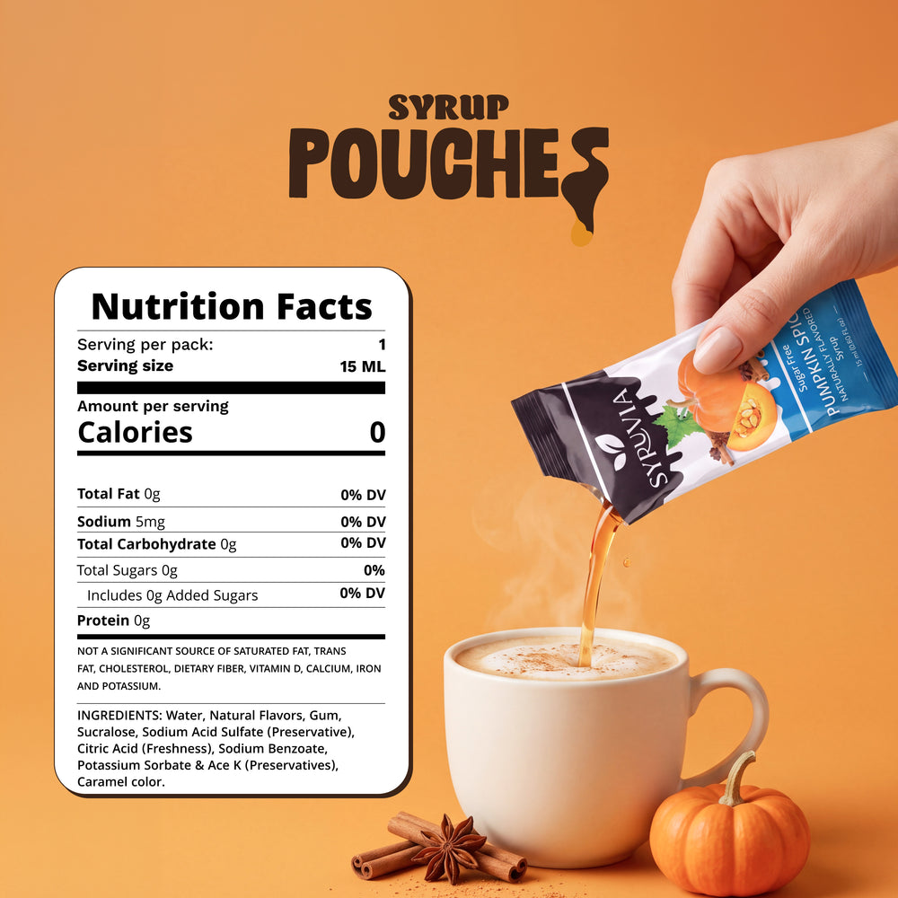 Sugar Free Pumpkin Spice Syrup Pouches