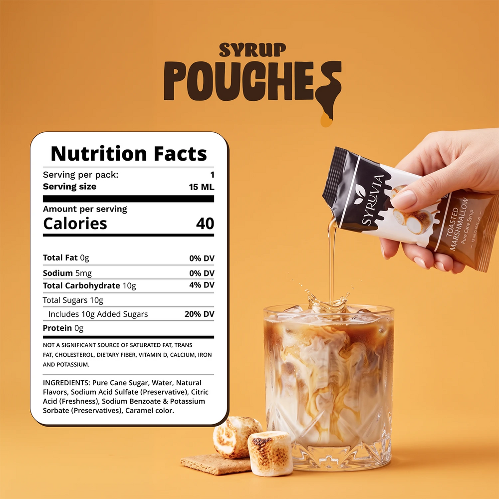 Toasted Marshmallow Syrup Pouches